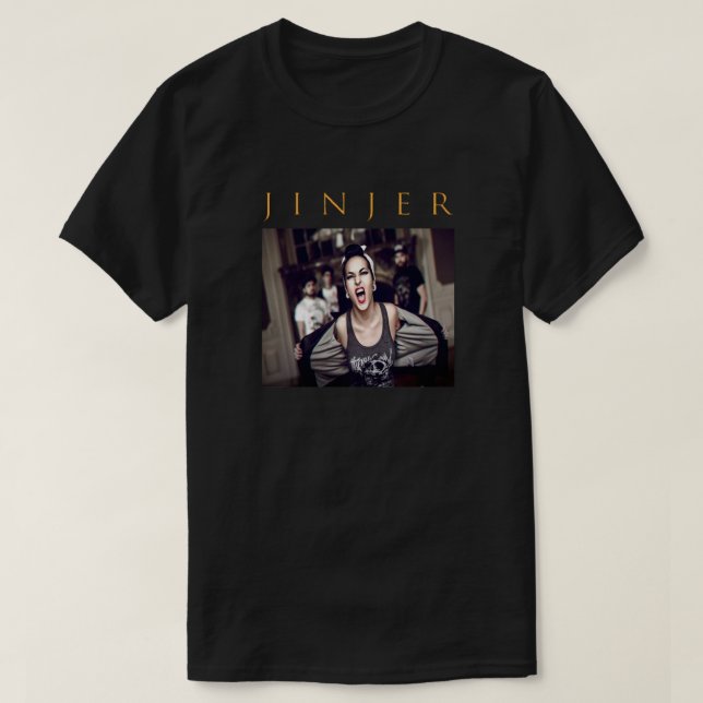 Camiseta Wolf Scream In Jinjer Live T-Shirt Esencial (Diseño del anverso)