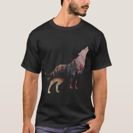 Camiseta Wolf Silhouette