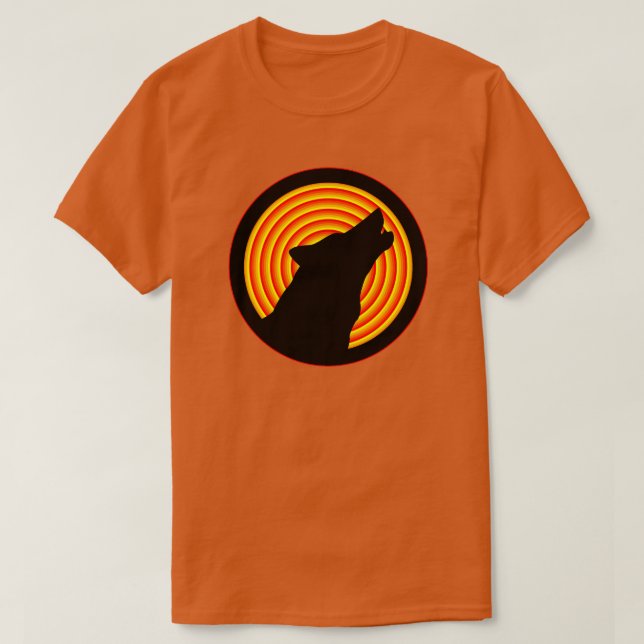 CAMISETA WOLF SILHOUETTE (Diseño del anverso)
