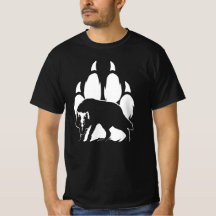 Wolf Silhouette y Footprint