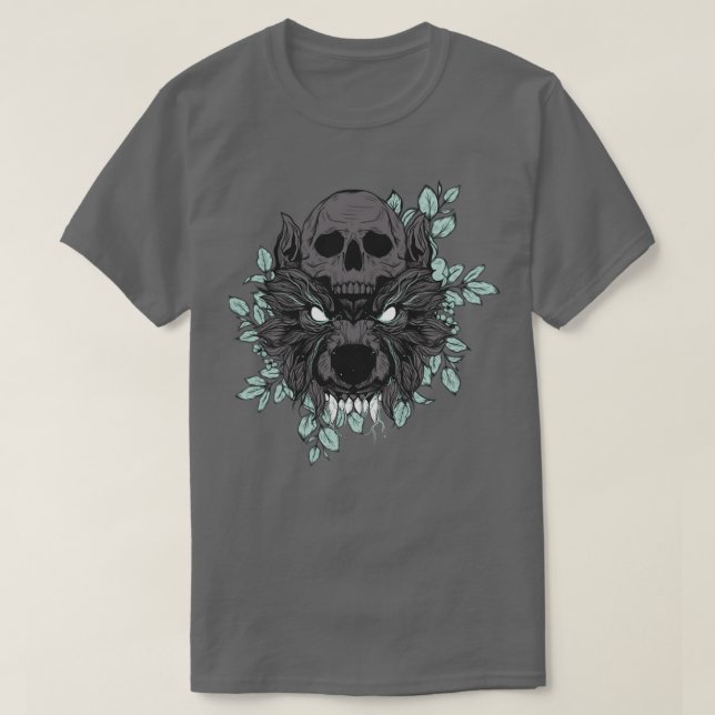 Camiseta Wolf Skull (Diseño del anverso)