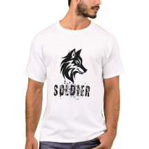 WOLF SOLDIER TSHIRT DISEÑO