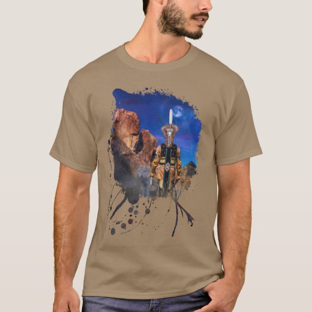 Camiseta Wolf Spirit CUANDO LAS ROCAS PUDIERAN HABLAR (Anverso)