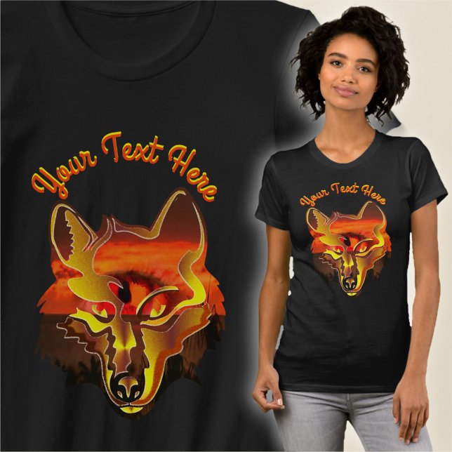 Camiseta Wolf Sunset Eye 2106 (Subido por el creador)