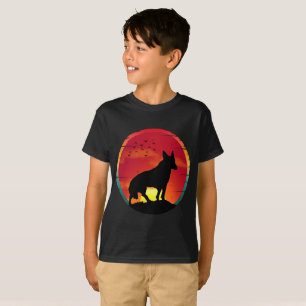 Camiseta Wolf Vintage Sunset T-Shirt