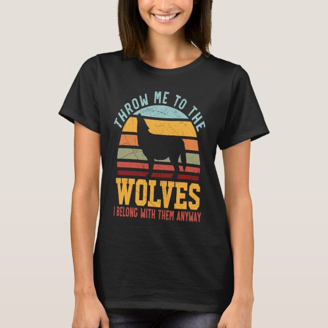 Camiseta Wolf  Werewolf Wolfpack Wolfgang Wildlife Animal   (Anverso)