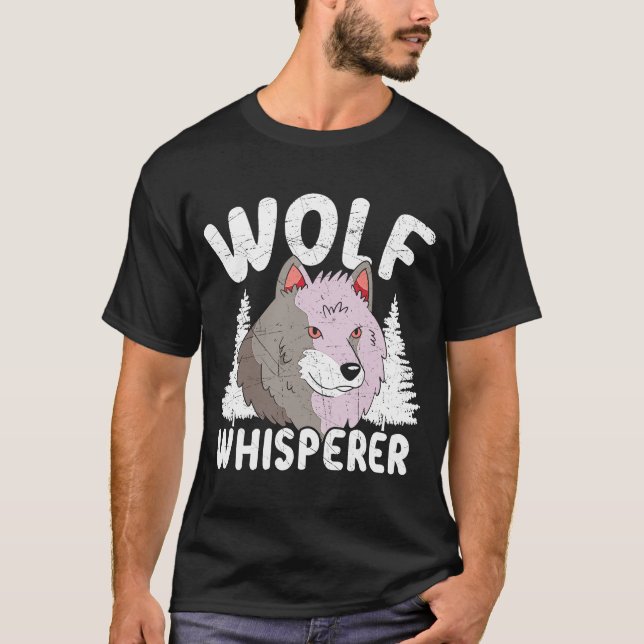 Camiseta Wolf Whisperer Werewolf Wolfpack Wolfgang Wildlife (Anverso)