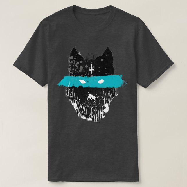 Camiseta Wolf Wild Cult (Diseño del anverso)