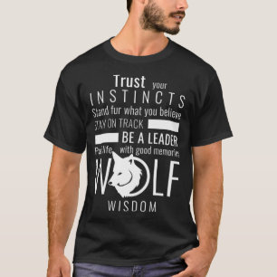 Camiseta Wolf Wisdom Wolves Adora Citas Motivacionales Gif