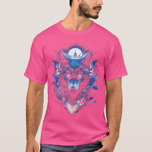 Camiseta Wolf Wolf Pack Werewolf Forest Spirit Animal Anime