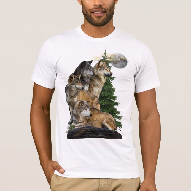 Camiseta Wolf y Moon (Anverso)