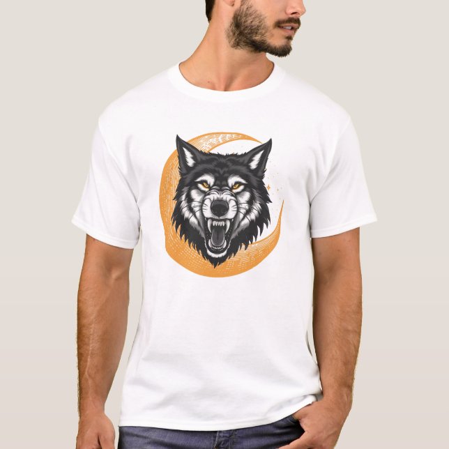 Camiseta Wolf y Moon (Anverso)
