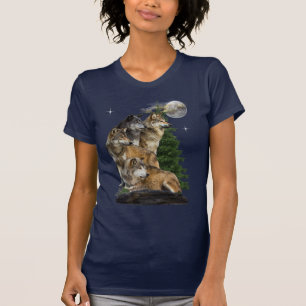 Camiseta Wolf y Moon