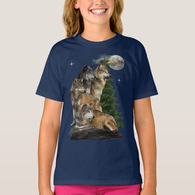 Camiseta Wolf y Moon (Anverso)