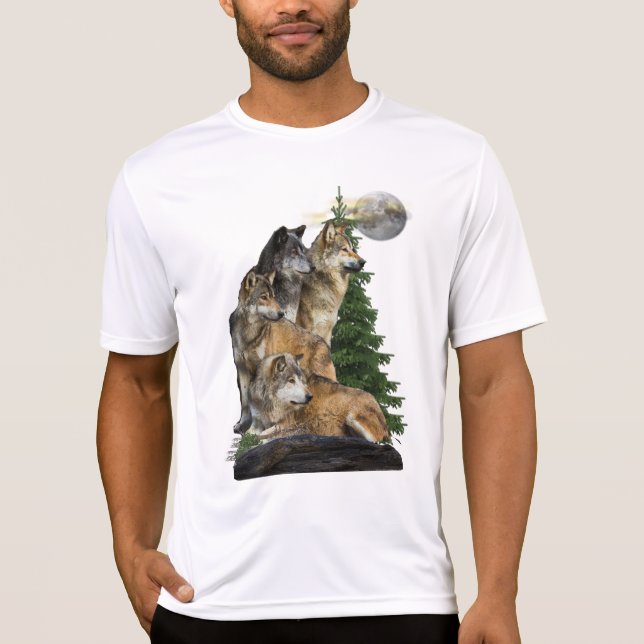 Camiseta Wolf y Moon (Anverso)