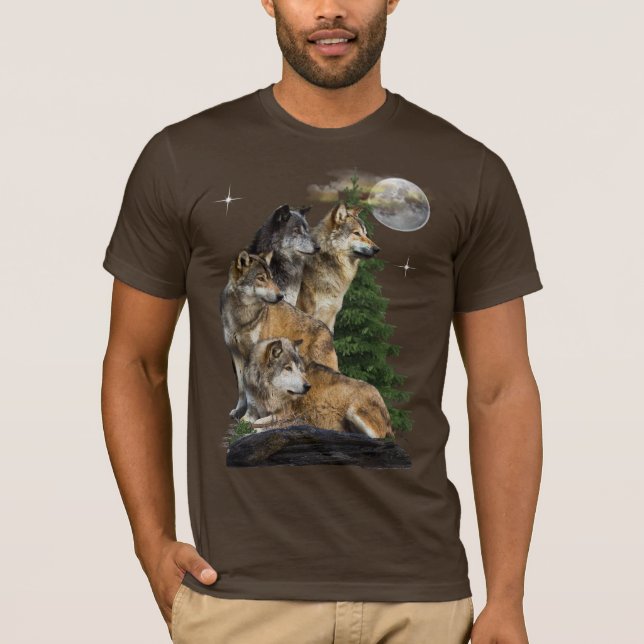 Camiseta Wolf y Moon (Anverso)