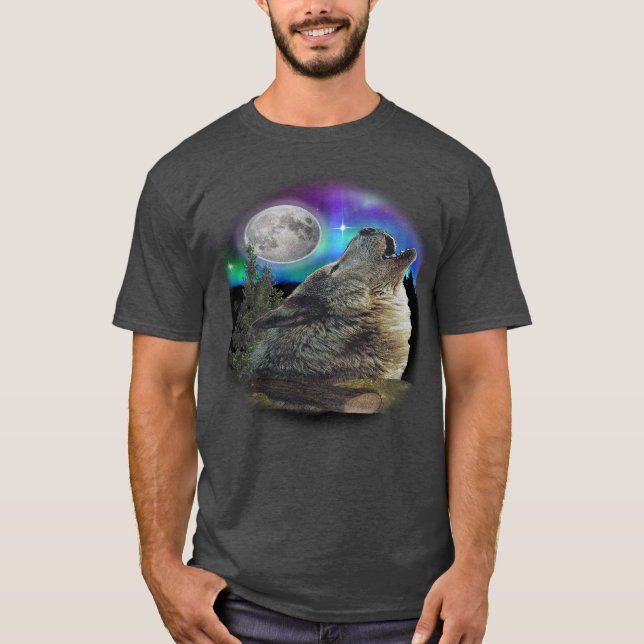Camiseta Wolf y Moon (Anverso)