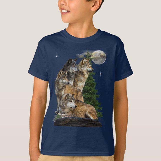 Camiseta Wolf y Moon (Anverso)