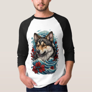Camiseta Wolf y Waves