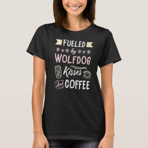 Camiseta Wolfdog Mom Coffee