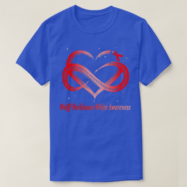Camiseta Wolff Parkinson White Warrior, WPW Warrior  (Diseño del anverso)