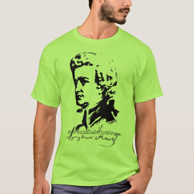 CAMISETA WOLFGANG AMADEAUS MOZART (Anverso)