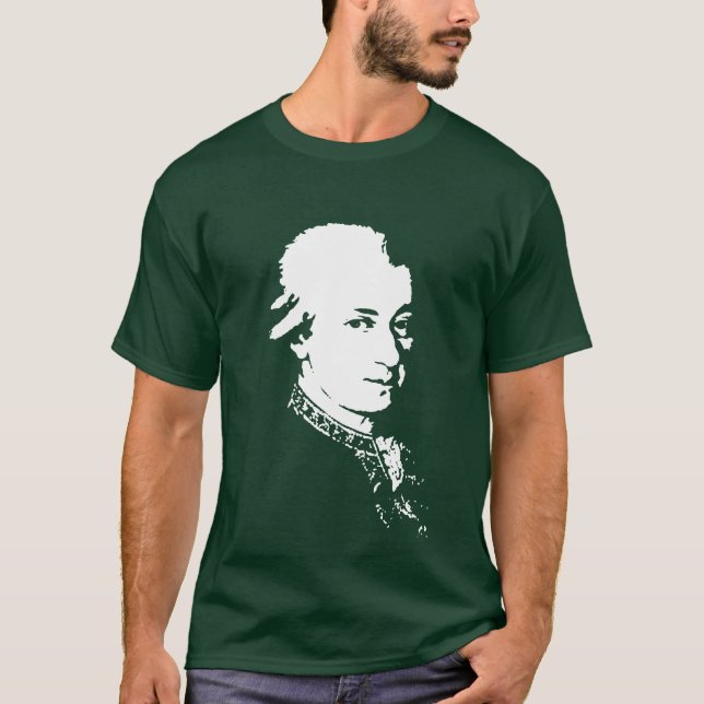 Camiseta Wolfgang Amadeus Mozart (Anverso)
