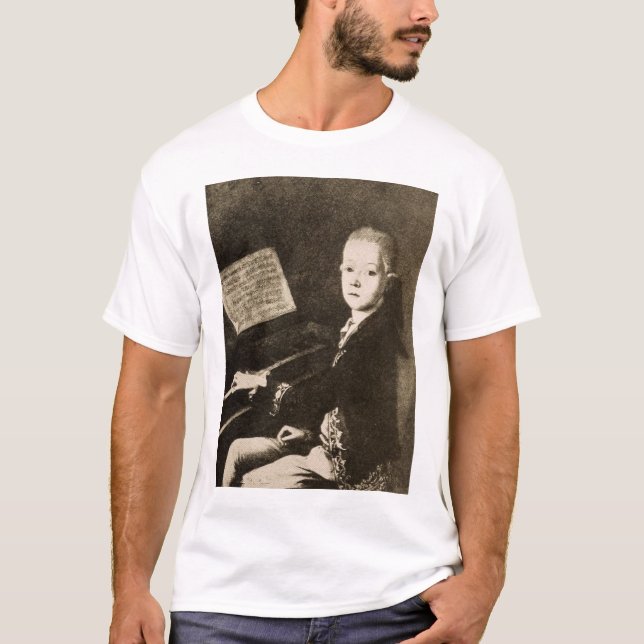 Camiseta Wolfgang Amadeus Mozart (Anverso)