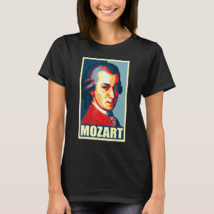Camiseta Wolfgang Amadeus Mozart Pop Art