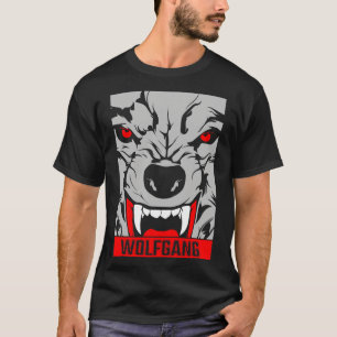 Camiseta Wolfgang Wolf Outfit En El Día Del Nombre Con El N