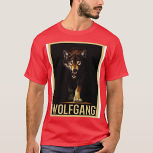 Camiseta Wolfgang Wolf Outfit En El Día Del Nombre Con El N