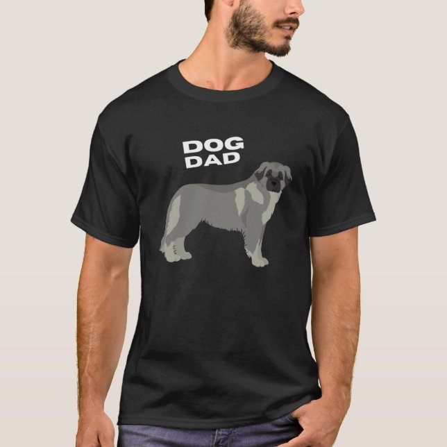 Camiseta Wolfgray Estrela Mountain Dog Dad (Anverso)