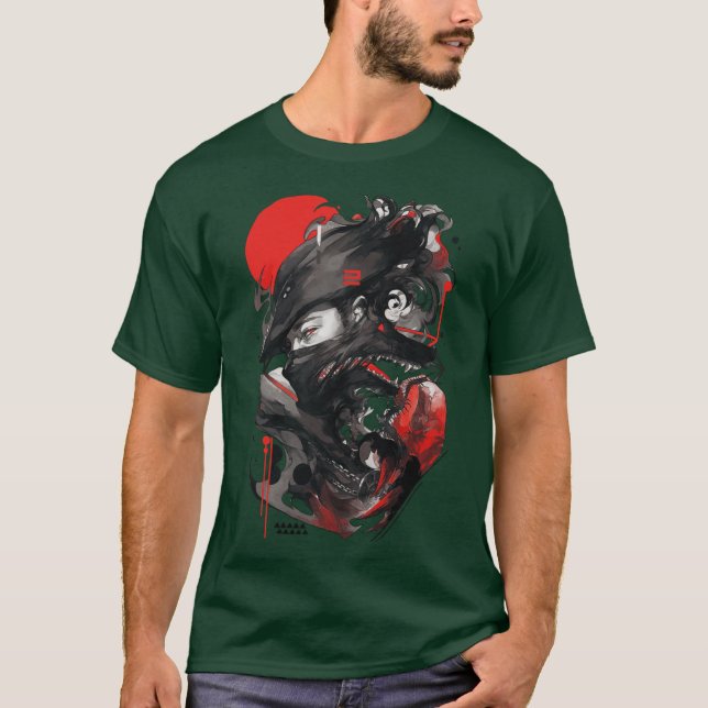 Camiseta Wolfman Vaporwave Streetwear Urban Premium funny r (Anverso)