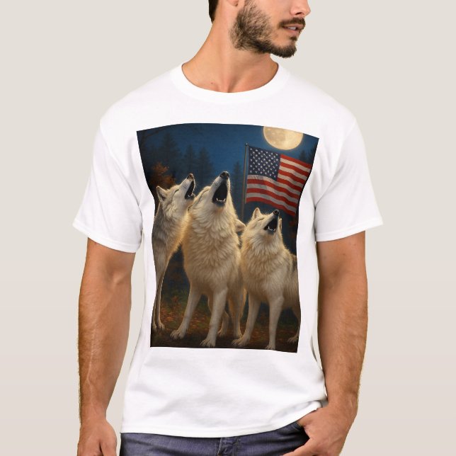 Camiseta Wolfpack de Estados Unidos (Anverso)