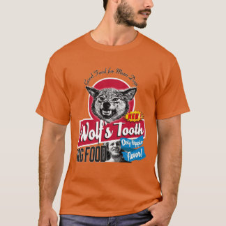 Camiseta Wolfsooth Dog Food Dirty Hippie Flavor funny retro