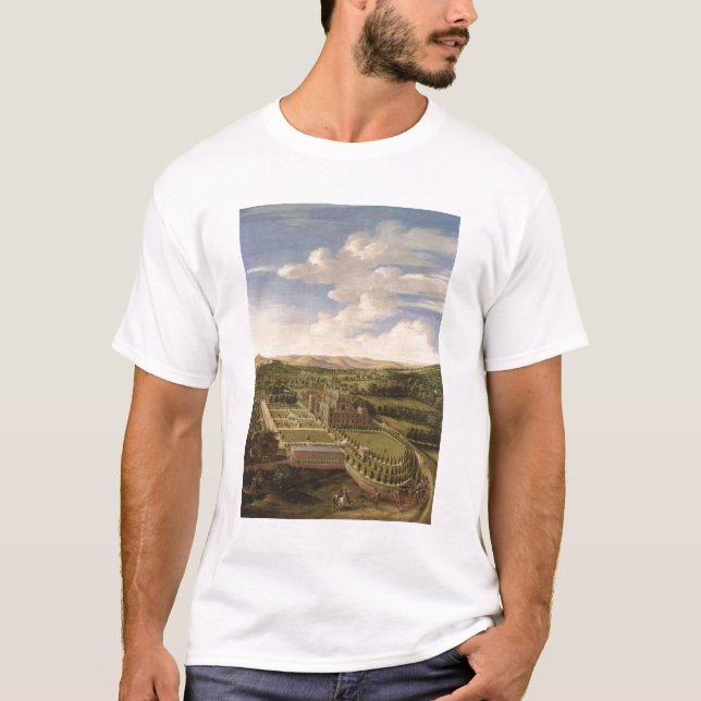 Camiseta Wollaton Pasillo y parque, Nottingham, 1697 (Anverso)