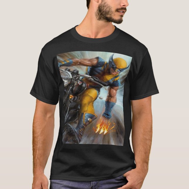 Camiseta Wolverine – Adamantium Rush (Anverso)