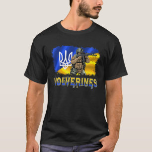 Camiseta Wolverines apoyan a Ucrania