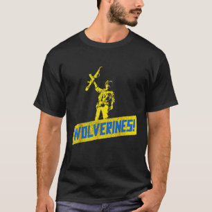 Camiseta Wolverines Apoyan a Ucrania Manténganse con Ucrani