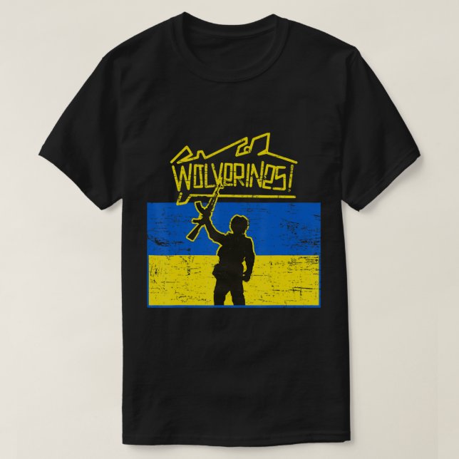 Camiseta Wolverines de Ucrania (Diseño del anverso)