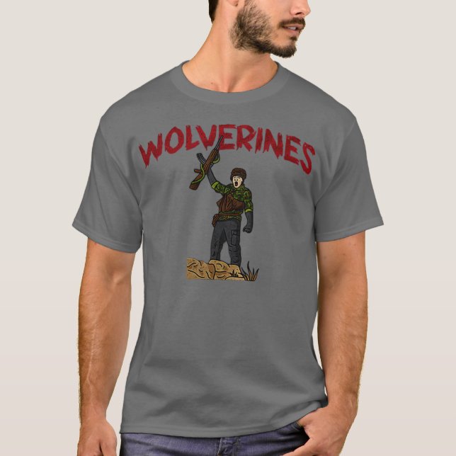 Camiseta Wolverines Funny (Anverso)