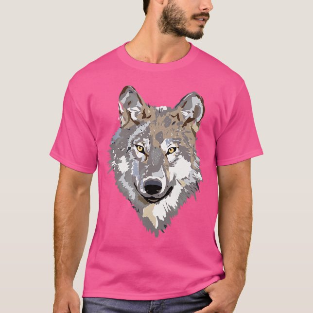 Camiseta Wolves Head (Anverso)