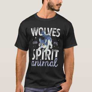 Camiseta Wolves Spirit Animal Wolf Lover