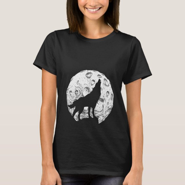 Camiseta Wolves Wolf Moon (Anverso)