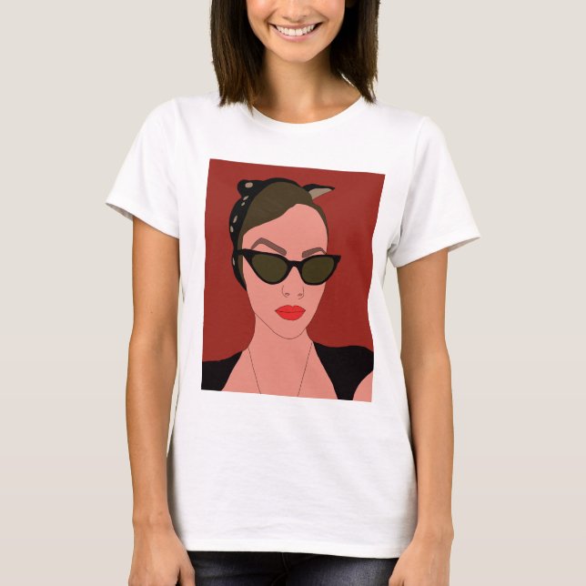 Camiseta Woman elegant  (Anverso)