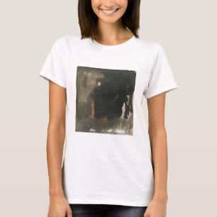 Camiseta Woman in a red dress (w/c on paper)