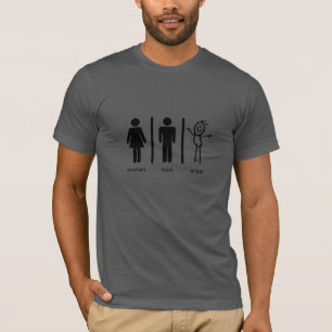 Camiseta Woman, Man… Artist.