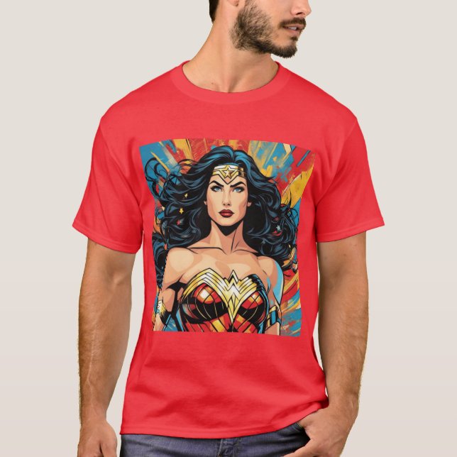 Camiseta Woman of Wonder friends family (Anverso)