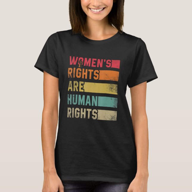 Camiseta Woman rights are Human rights (Anverso)