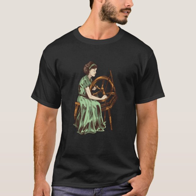 Camiseta Woman Sewing machine (Anverso)